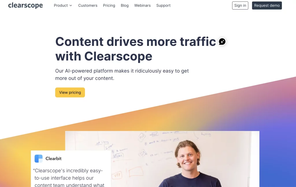 clearscope ai seo software