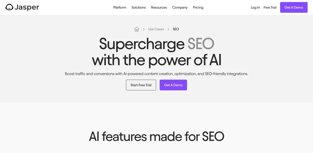 jasper ai seo software